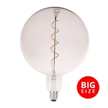 LED-Glühbirne FILAMENT SPIRAL SMOKE G200 E27/4W/230V 2000K