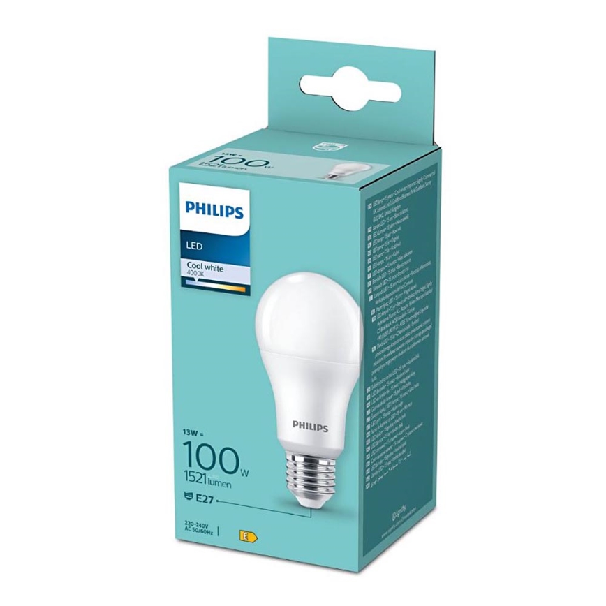 LED-Glühbirne Philips A60 E27/13W/230V 4000K