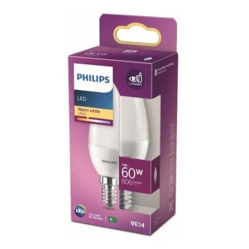 LED-Glühbirne Philips B38 E14/7W/230V 2700K