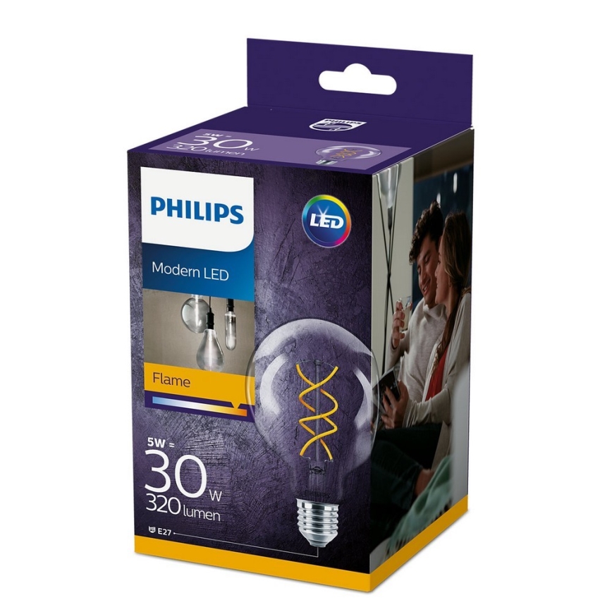 LED Glühbirne Philips VINTAGE G95 E27/5W/230V 2200K