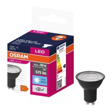 LED Glühbirne VALUE PAR16 GU10/6,9W/230V 4000K 120° - Ledvance