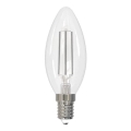 LED-Glühbirne WHITE FILAMENT C35 E14/4,5W/230V 3000K