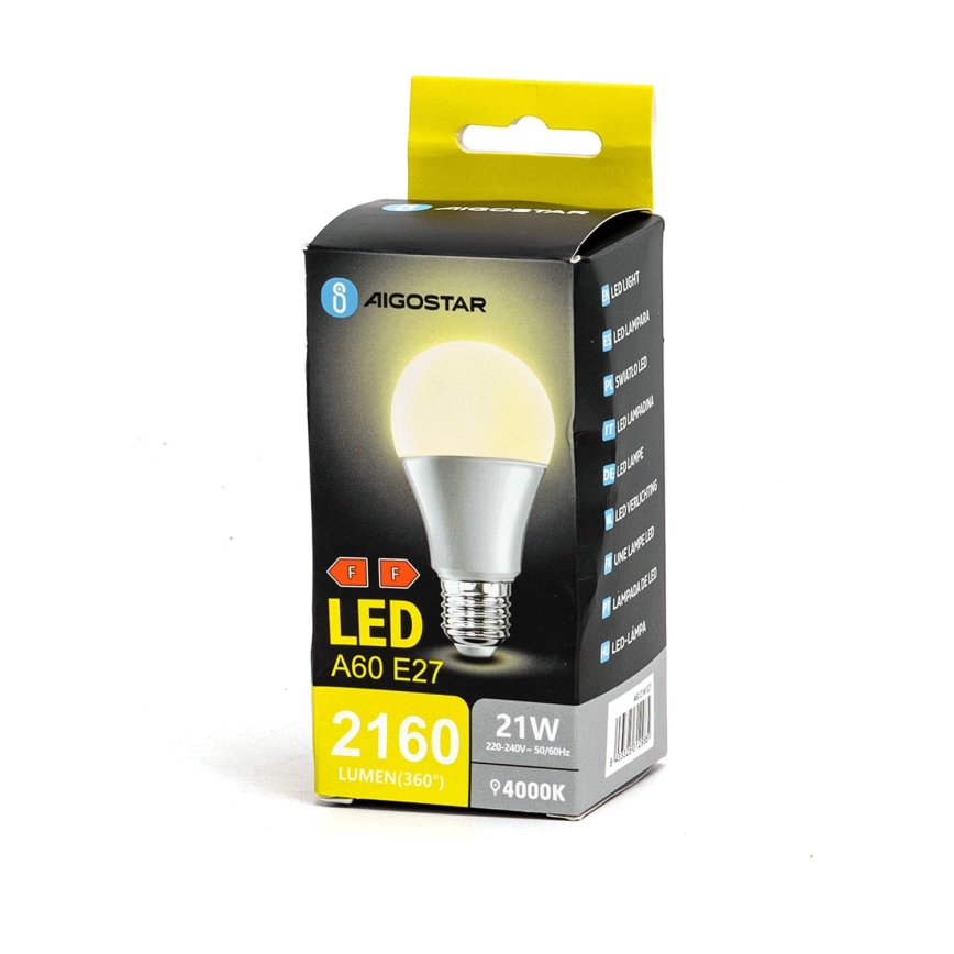 LED-Glühlampe A60 E27/21W/230V 4000K - Aigostar