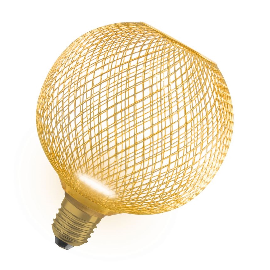 LED-Glühlampe DECOR FLAT G125 E27/3,5W/230V 2700K golden - Osram