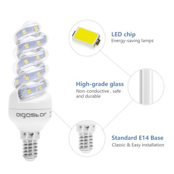 LED-Glühlampe E14/7W/230V 6500K - Aigostar