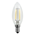 LED-Glühlampe FILAMENT C37 E14/2W/230V 3000K