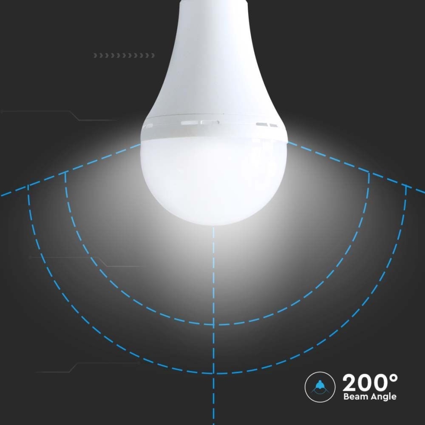 LED-Glühlampe mit Notfallmodus A80 E27/12W/230V 4000K