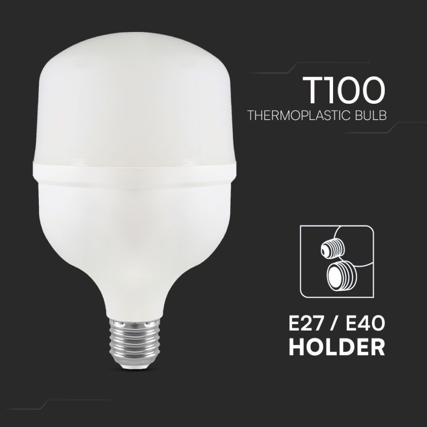 LED-Glühlampe T100 E27/30W/230V 6500K