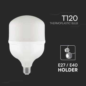 LED-Glühlampe T120 E40 E27/40W/230V 6500K