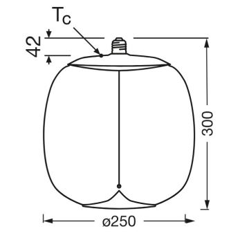 LED-Glühlampe VINTAGE FILAMENT E27/3,4W/230V 2700K - Osram