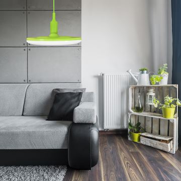 LED Hängeleuchte KIKI 1xE27/10W/230V grün