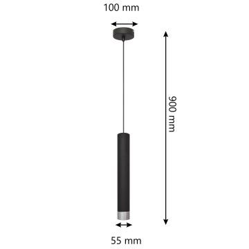 LED Hängeleuchte TUBA 1xGU10/4,8W/230V