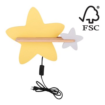 LED-Kinder-Wandleuchte mit Regal STAR LED/5W/230V