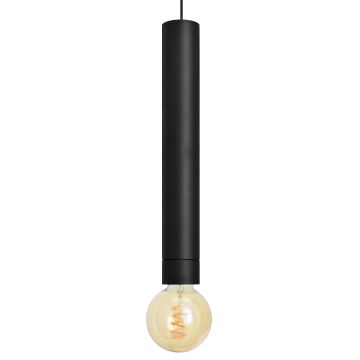LED Kronleuchter an einer Schnur TUBA 1xGU10/20W/230V schwarz