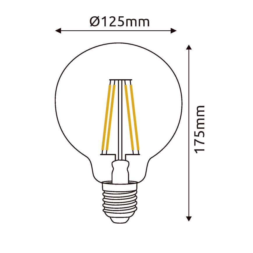 LED-Lampe E27/7W/230V 4000K - Globo