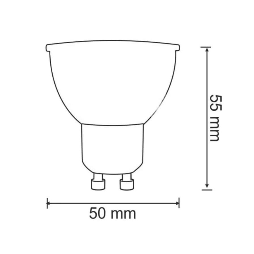 LED-Leuchtmittel GU10/7W/230V 3000K