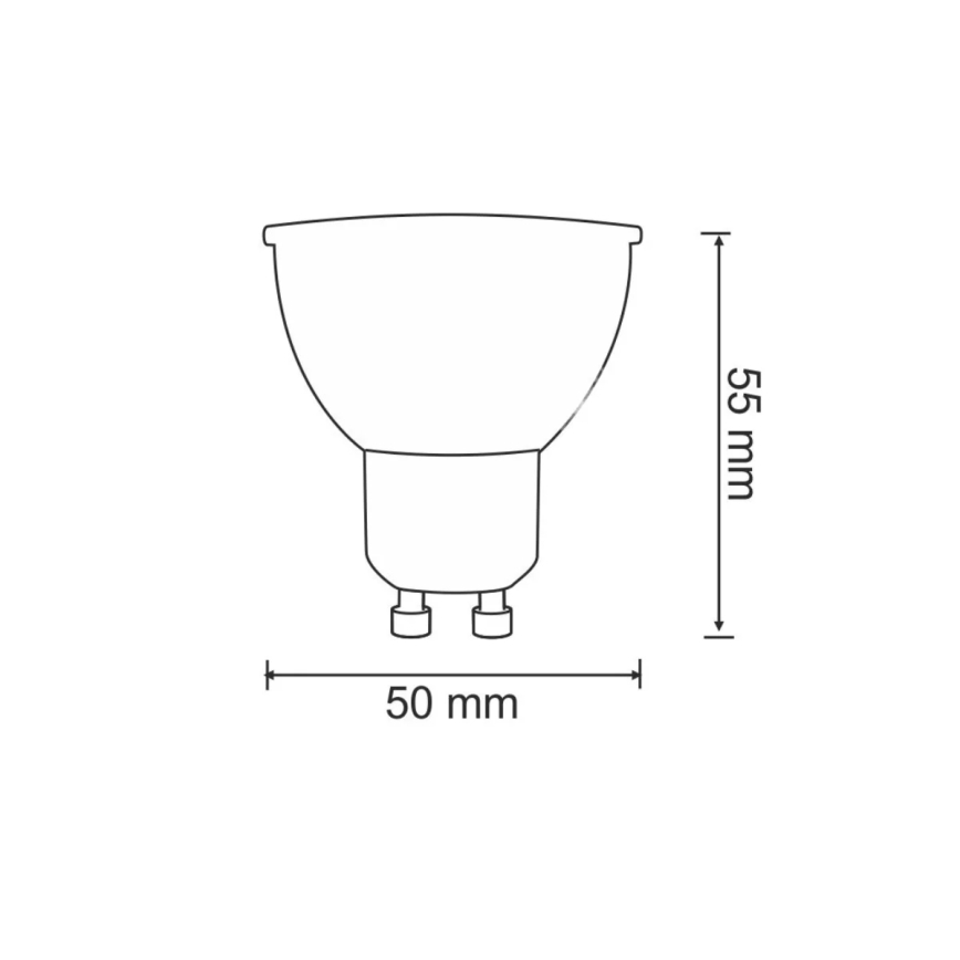 LED-Leuchtmittel GU10/7W/230V 4000K