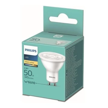 LED-Leuchtmittel Philips GU10/4,7W/230V 2700K