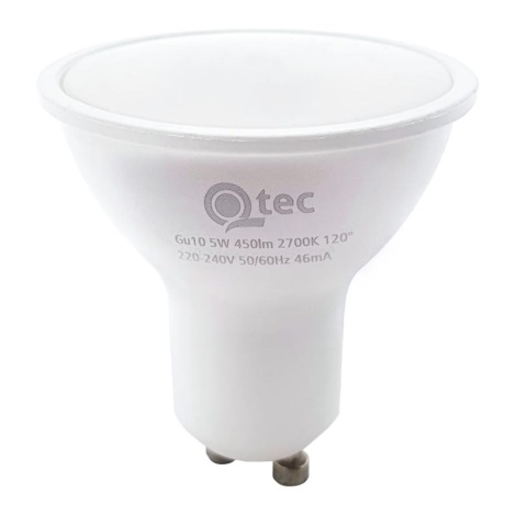 LED-Leuchtmittel Qtec GU10/5W/230V 2700K