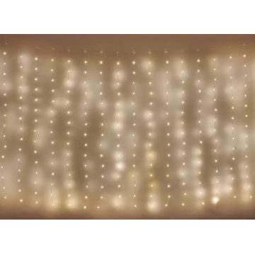 LED Outdoor Weihnachtskette 240xLED/8 Funktionen 6,7 m IP44 warmweiß