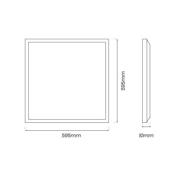 LED-Panel LED/48W/230V 4000K 60x60 cm