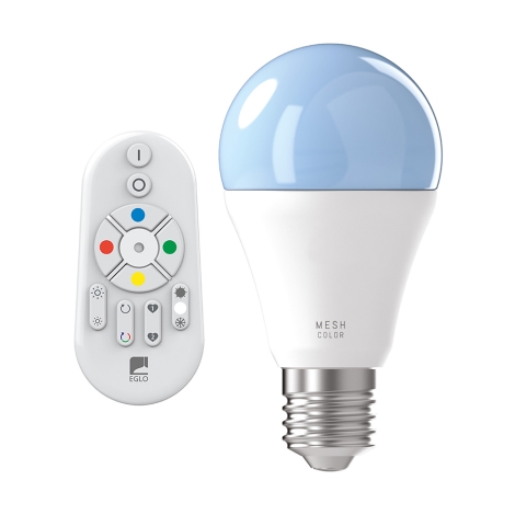 LED RGB Dimmbare Glühlampe 11585 E27/9W + CONNECT Fernbedienung - Eglo