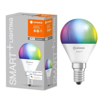 LED-RGB-Dimmbirne SMART+ E14/5W/230V 2700K-6500K Wi-Fi - Ledvance