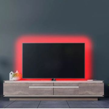 LED-RGB-Streifen 2x5m LED/4,8W/230V + FB