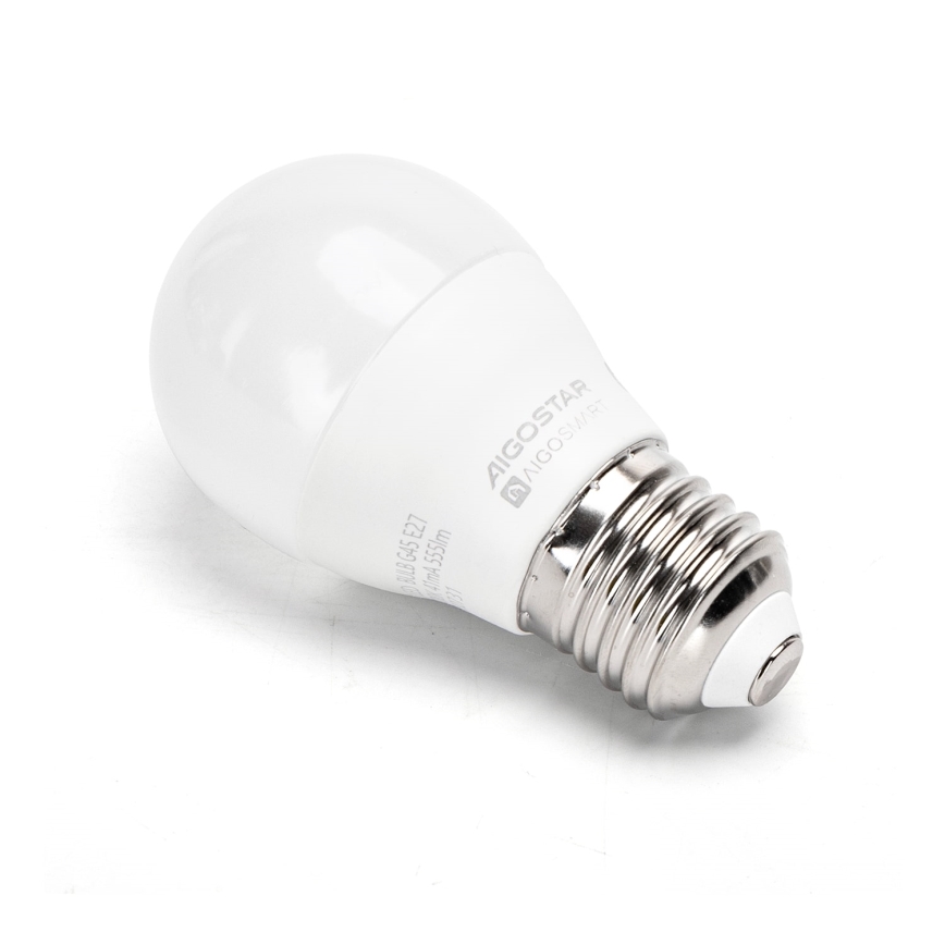 LED-RGBW-Glühbirne G45 E27/6,5W/230V 2700-6500K - Aigostar