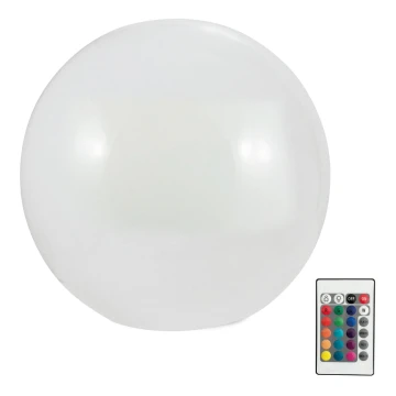 LED-RGBW-Solarleuchte BALL LED/3,2V d 20 cm IP65 + Fernbedienung