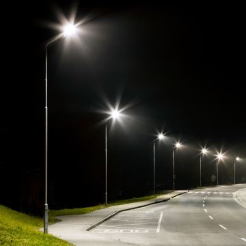 LED-Solar-Straßenlampe VIA 150W/15000 mAh 3,2V 6000K IP65 + Fernbedienung