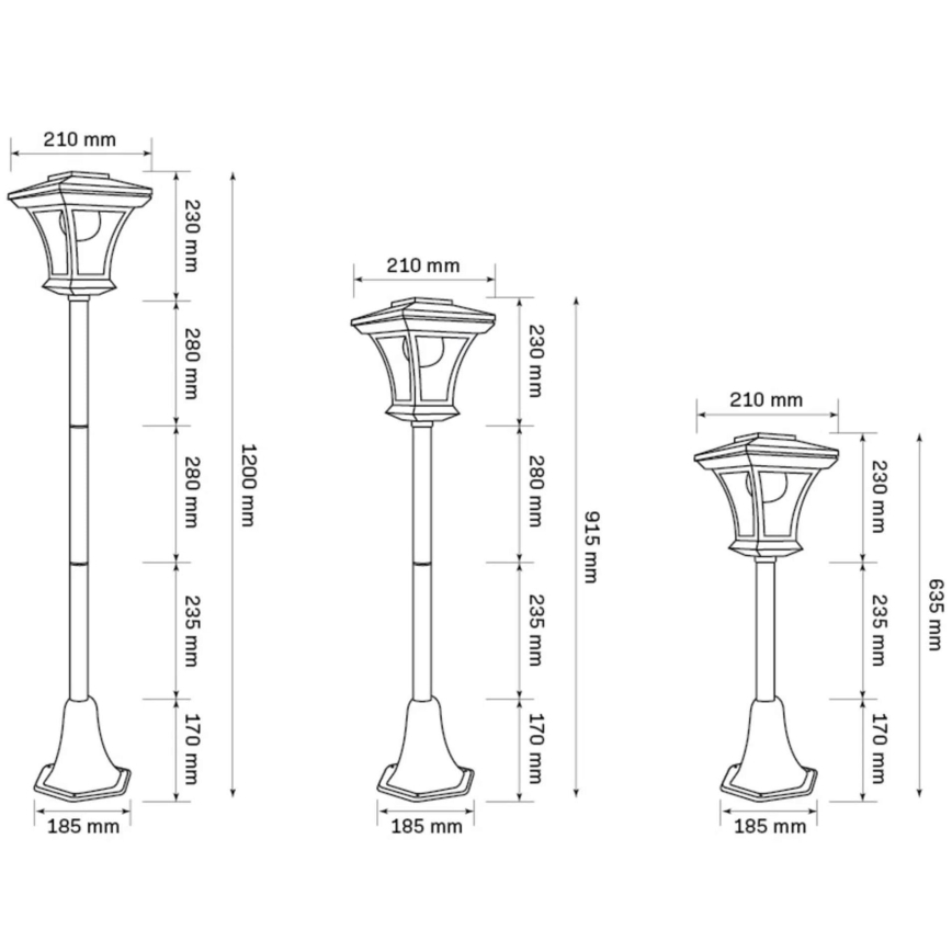 LED-Solarlampe TIRANA LED/1,6W/5V IP44