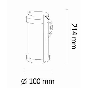 LED-Solarleuchte ASKOY LED/1,2V IP44