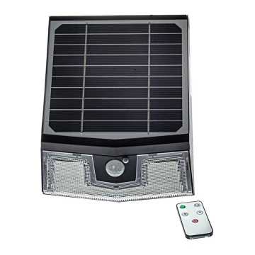 LED Solarwandleuchte mit Sensor TRANSFORMER LED/7W/3,7V IP65 + Fernbedienung