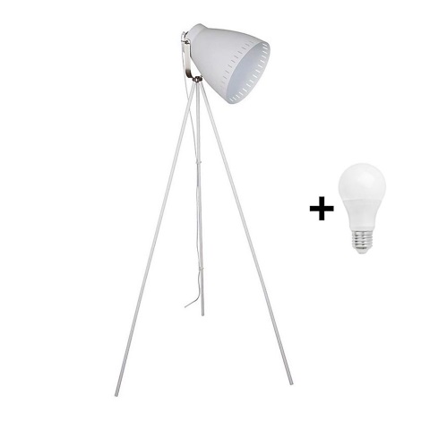 LED Stehlampe 1xE27/10W/230V weiß 145cm