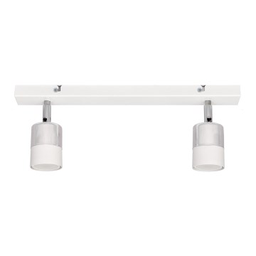 LED-Strahler TUBSSON 2xGU10/4,8W/230V weiß/glänzendes Chrom