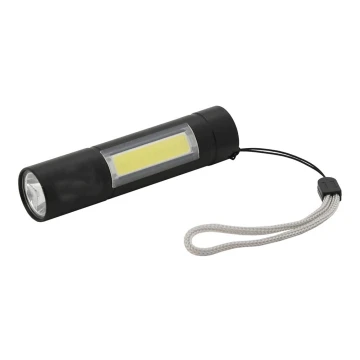 LED-Taschenlampe LED/400mAh schwarz