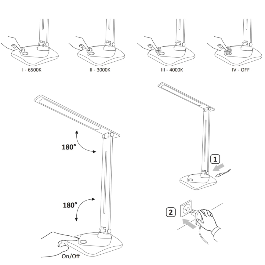 LED-Tischleuchte TOLEDO LED/8W/230V