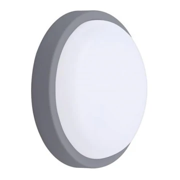 LED-Wandleuchte für Außenbereiche LED/13W/230V 4000K IP54 grau rund