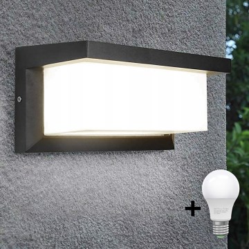 LED-Wandleuchte für den Außenbereich NEELY 1xE27/15W/230V 3000K IP54 anthrazit