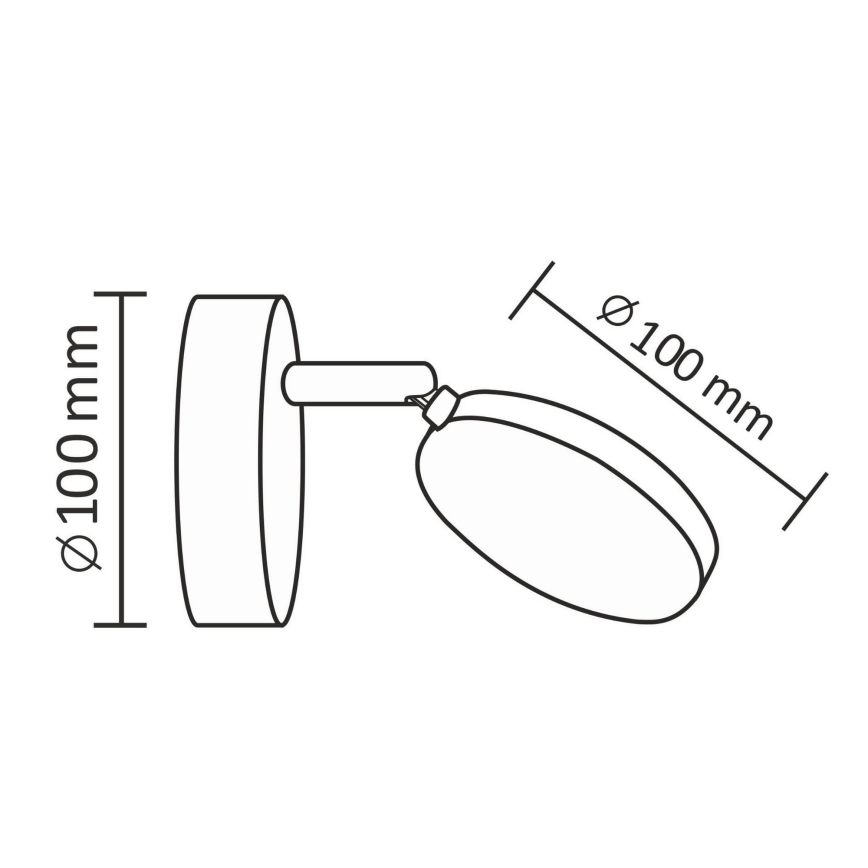 LED Wandspot CAPRI LED/5W/230V