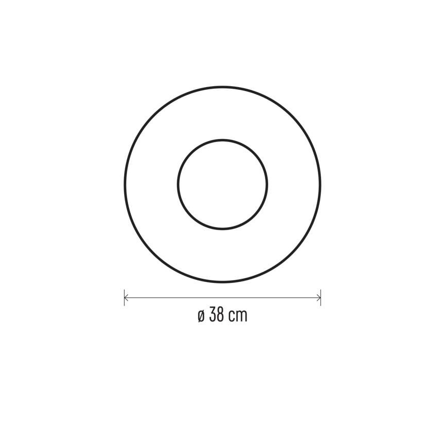 LED-Weihnachtsdekoration 20xLED/2xAA d. 38 cm