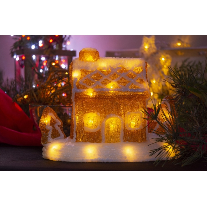 LED-Weihnachtsdekoration LED/3xAA warmweiß