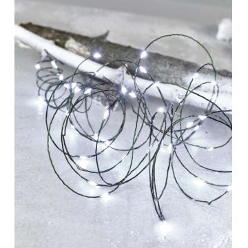 LED-Weihnachtskette für den Außenbereich 150xLED/20m IP44 kaltweiß