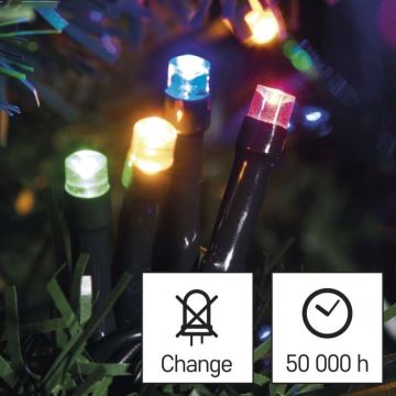 LED-Weihnachtskette für den Außenbereich 180xLED/8 Modi 23m IP44 multicolor