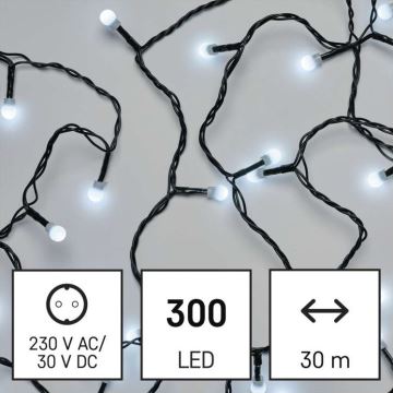 LED-Weihnachtskette für den Außenbereich 300xLED/35m IP44 kaltweiß