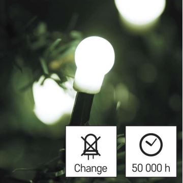 LED-Weihnachtskette für den Außenbereich 300xLED/35m IP44 kaltweiß