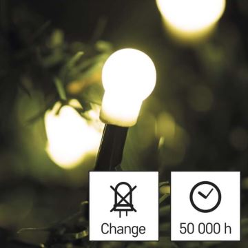 LED-Weihnachtskette für den Außenbereich 300xLED/35m IP44 warmweiß