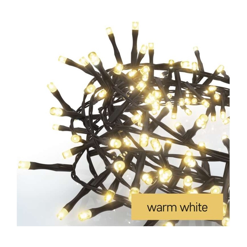 LED-Weihnachtskette für den Außenbereich 400xLED/13m IP44 warmweiß