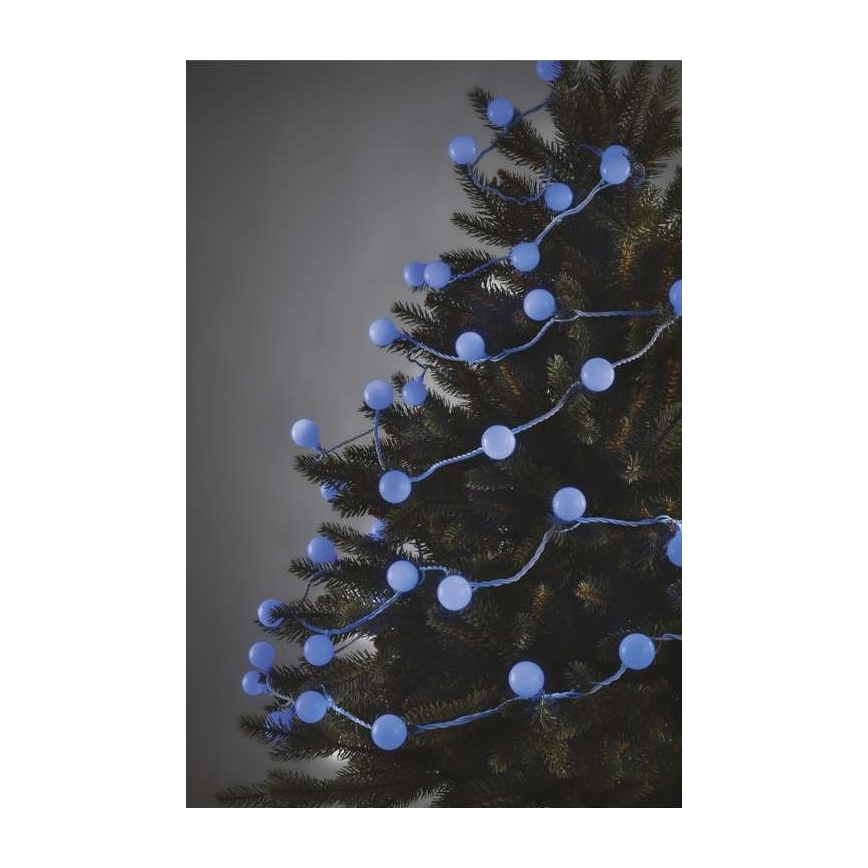 LED-Weihnachtskette für den Außenbereich 40xLED/9m IP44 blau